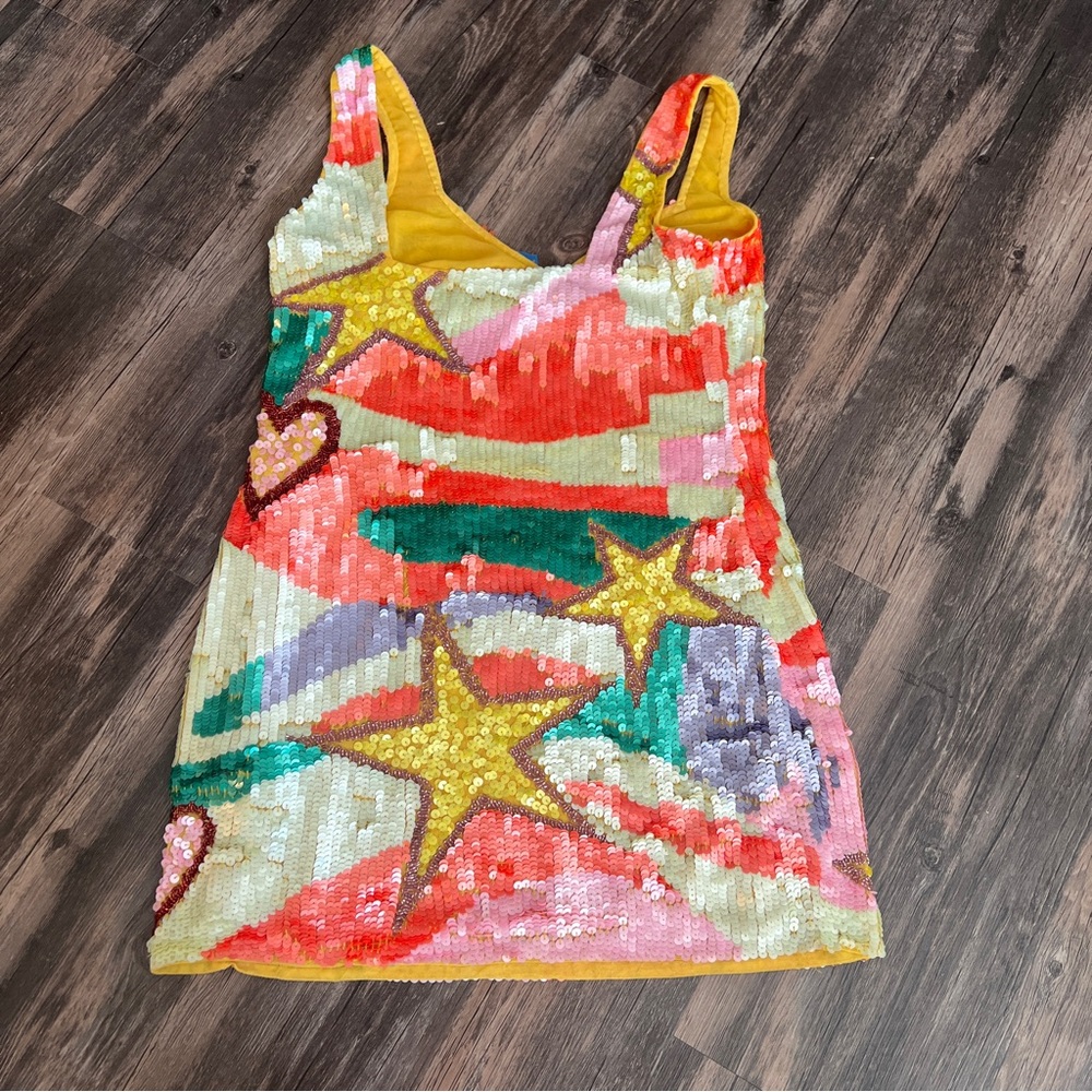 Sequin star and heart dress - Picture 5 of 13